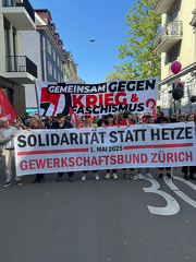 1. Mai-Demo in Zürich