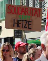 Solidarität statt Hetze