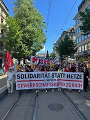 1. Mai-Demo in Zürich