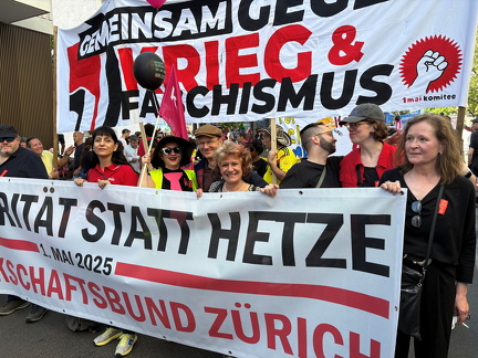 1. Mai-Demo in Zürich
