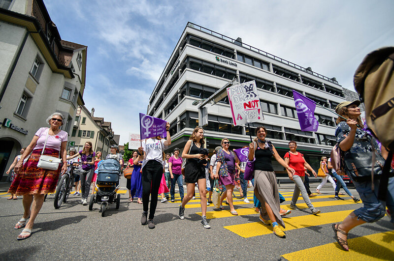Frauen*streik/grève des femmes*, Rapperswil SG